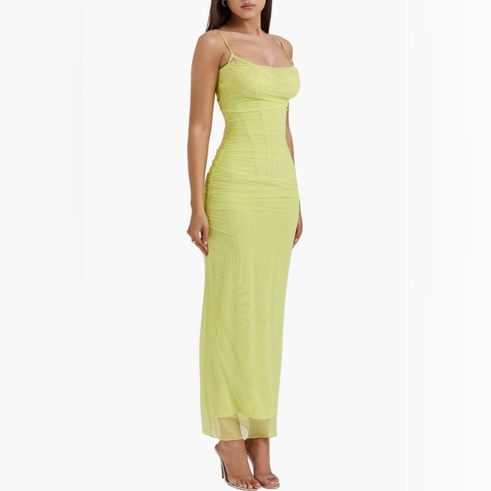 House of CB Nalini mesh maxi dress large plus/regular cup
